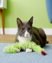 JW Cataction Featherlite Catnip Boa Squeaky Cat Toy