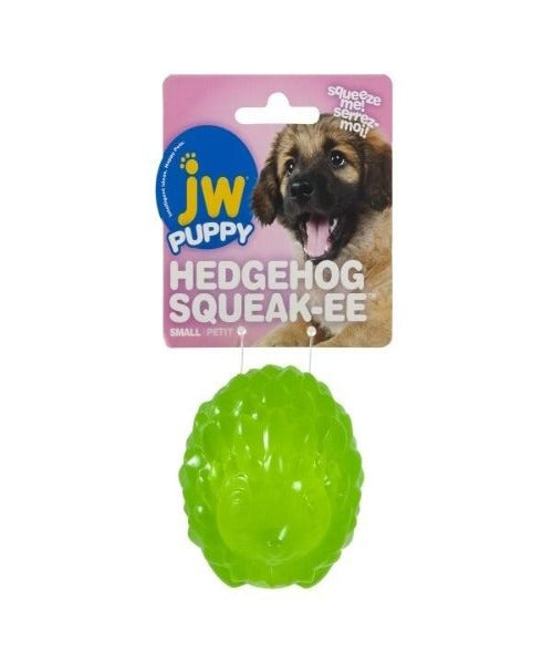 JW Hedgehog Squeak-ee Ball Puppy Toy