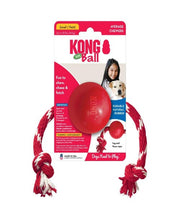 KONG Ball With Rope Dog Toy - Pet Mall