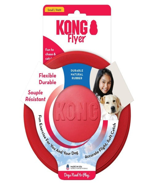 KONG Flyer Disk Frisbee Dog Toy - Pet Mall