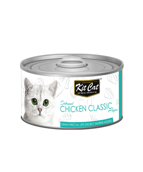Kit Cat Deboned Aspic Wet Toppers Canned Cat Food 24 X 80g