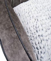 Rosewood Luxury Fleece Lined Plush Sofa MD 74cm - Pet Mall