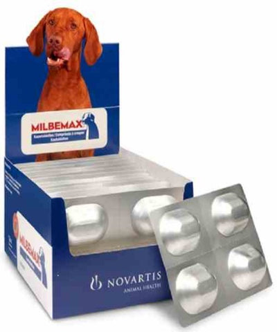 MILBEMAX CHEWABLE LD >5KG'S 48'S DEWORMING - Pet Mall