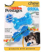 Petstages ORKA Chew Pair Petite Dog Toy - Pet Mall