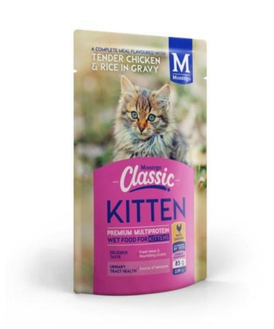 Montego Classic Tender Chicken & Rice in Gravy Kitten Wet Food 36 x 85g