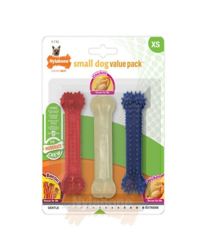 Nylabone Small Dog Value Pack - Xtra Small