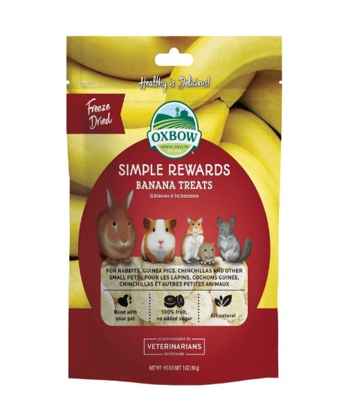 Oxbow Simple Rewards Banana Pet Treats