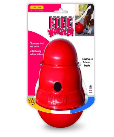 Kong Wobbler Chew Treat Dog Toy - Pet Mall