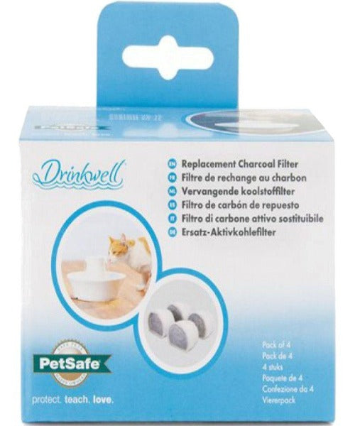 Drinkwell Fountain Replacement Filters 4 Pack