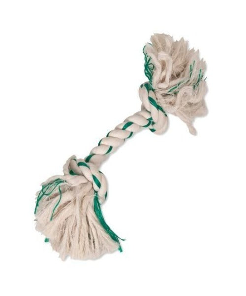 2knot Rope Bone Petmate Fresh N Floss 2-Knot Rope Dog Bone Spearmint – The Pet & Tack Shop