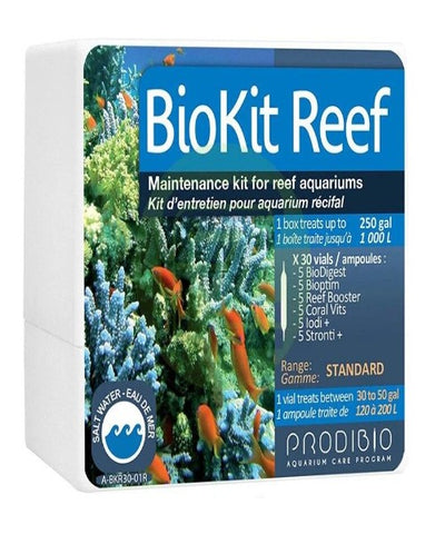 Prodibio Biokit Reef 30 Water Maintenance Kit for Aquariums