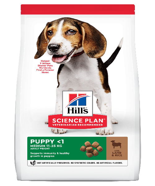 Hill's™ Science Plan™ Canine Puppy Medium Lamb & Rice - Pet Mall