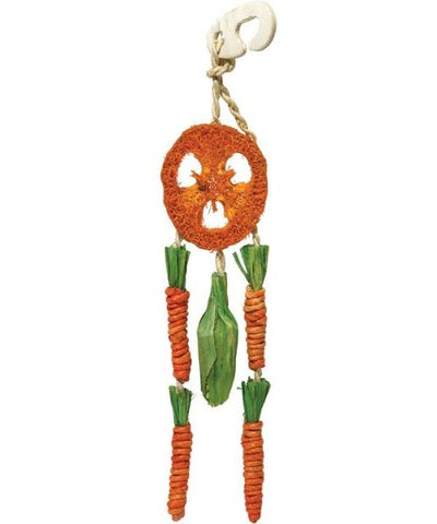 Rosewood Carrot Dream Catcher Small Pet Toy