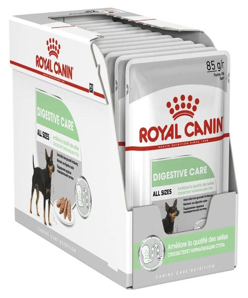 Royal Canin Digestive  Care Loaf Adult Wet Dog Food Pouches 12 x 85g