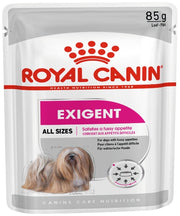 Royal Canin Exigent Loaf Adult Wet Dog Food Pouches - 12 x 85g