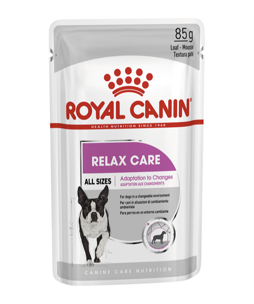 Royal Canin Relax Care Loaf Adult Wet Dog Food Pouches - 12 x 85g