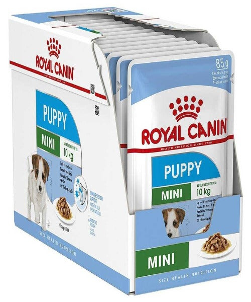 Royal Canin Mini Puppy Wet Food Pouches 12 x 85g