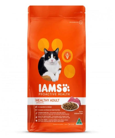IAMS Healthy Adult Original with Ocean Fish Cat Food - Pet Mall 