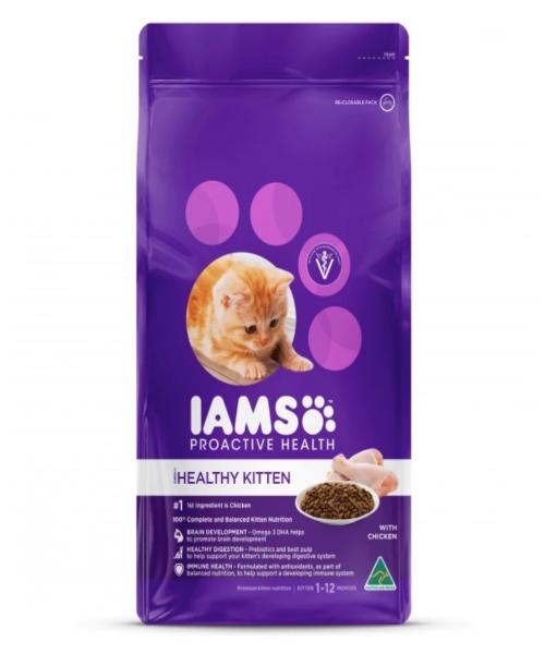 IAMS Healthy Kitten With Chicken Cat Food - Pet Mall 