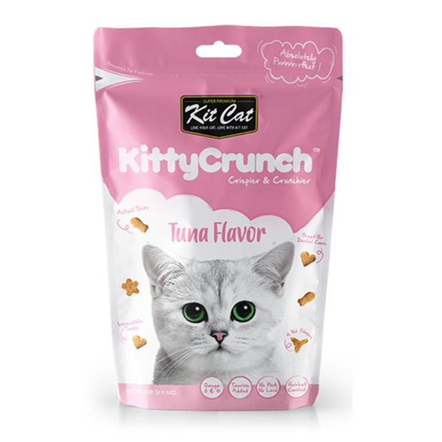 Kit Cat KittyCrunch Tuna Flavour Cat Treats  - Pet Mall