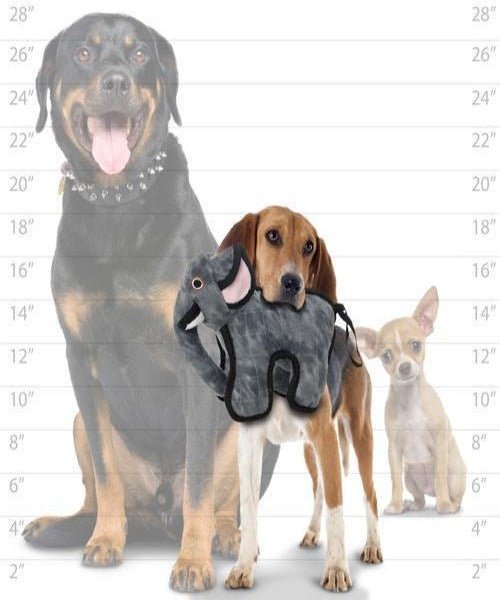 Tuffy Zoo Elephant Dog Toy