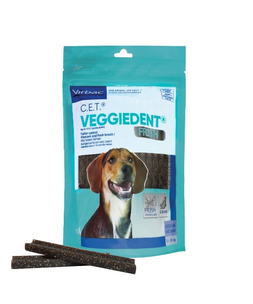 Virbac CET Veggiedent Fr3sh Dental Dog Chews