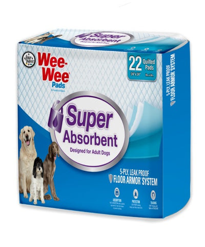 Wee-Wee Super Absorbent Dog Training Pads 22 pcs