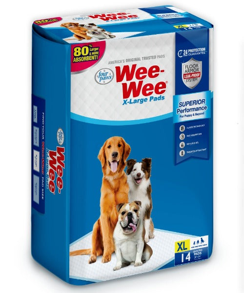 Wee-Wee Superior Performance Dog Training Pads 14 pcs