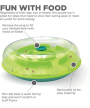 Nina Ottosson Nina Ottosson Wobble Bowl Interactive Treat Puzzle Dog Toy