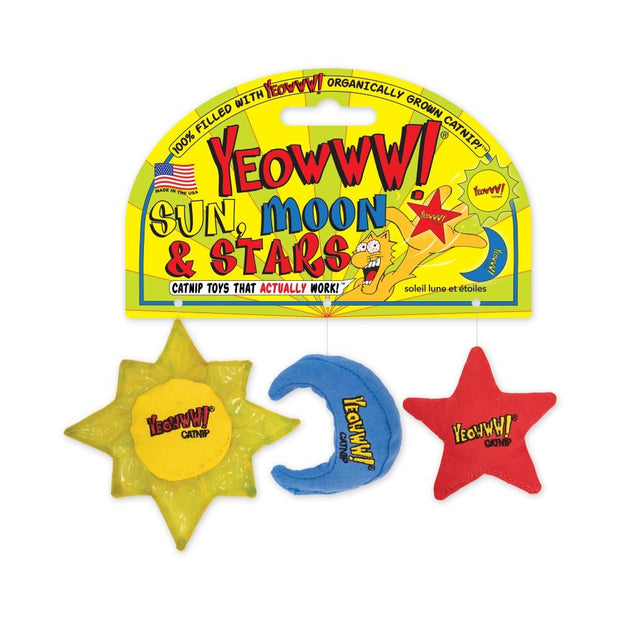 Yeowww! Sun Moon and Stars Catnip Cat Toy