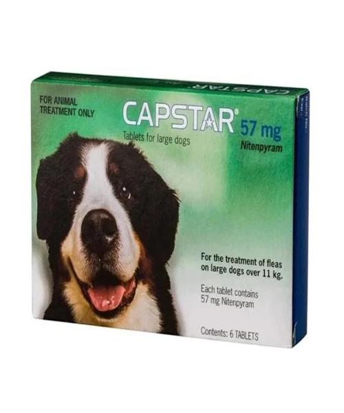 CAPSTAR 57MG  6'S FLEA TREATMENT FOR LARGE CATS AND DOGS - Pet Mall