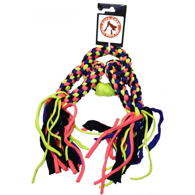 Supa-Chew 3 Rings Cotton Rope Dog Toy - Pet Mall
