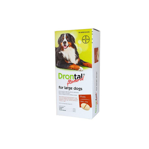 DRONTAL LARGE DOGS FLAVORED WORM REMEDY TREATMENT - Pet Mall