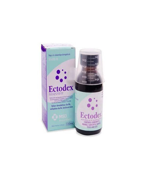 MSD ECTODEX 100ML FOR DEMODECTIC MANGE CONTROL - Pet Mall