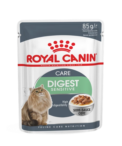 Royal Canin Digest Sensitive Gravy Adult Cat Food 12 x 85 g - Pet Mall