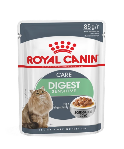 Royal Canin Digest Sensitive Gravy Adult Cat Food 12 x 85 g - Pet Mall