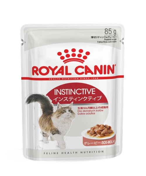 Royal Canin Instinctive Gravy Adult Cat Food 12 x 85 g - Pet Mall