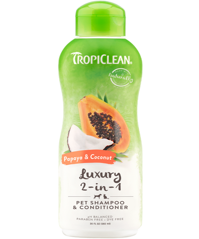 Tropiclean Gentle Papaya & Coconut Shampoo 355ml