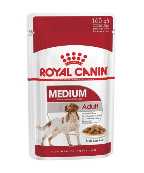 Royal Canin Medium Ageing 10+ Wet Food Pouches 10 x 140g