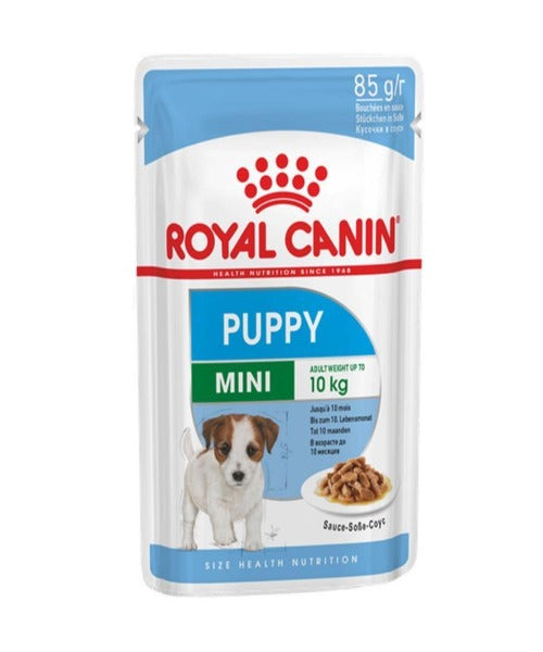 Royal Canin Mini Puppy Wet Food Pouches 12 x 85g