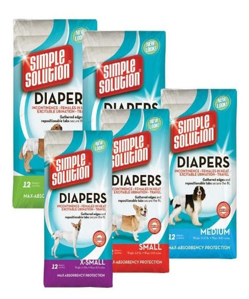 Simple Solution Disposable Diapers for Dogs - Pet Mall
