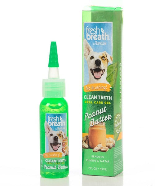 Tropiclean Fresh Breath Clean Teeth Oral Care Gel With Peanut