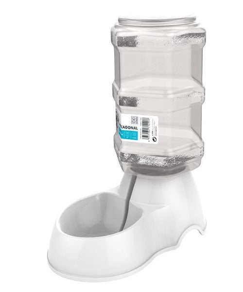 M-PETS Hexagonal Water Dispenser For Cats and Dogs 3500ml - Pet Mall